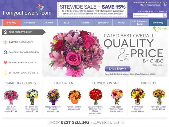 From You Flowers order flowers online